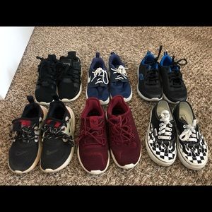 Bundle All Six pairs of kids size 12 sneakers